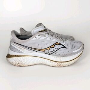 Saucony Endorphin Speed 3‎ Womens Size 8.5 White Gold Athletic Shoes Sneakers